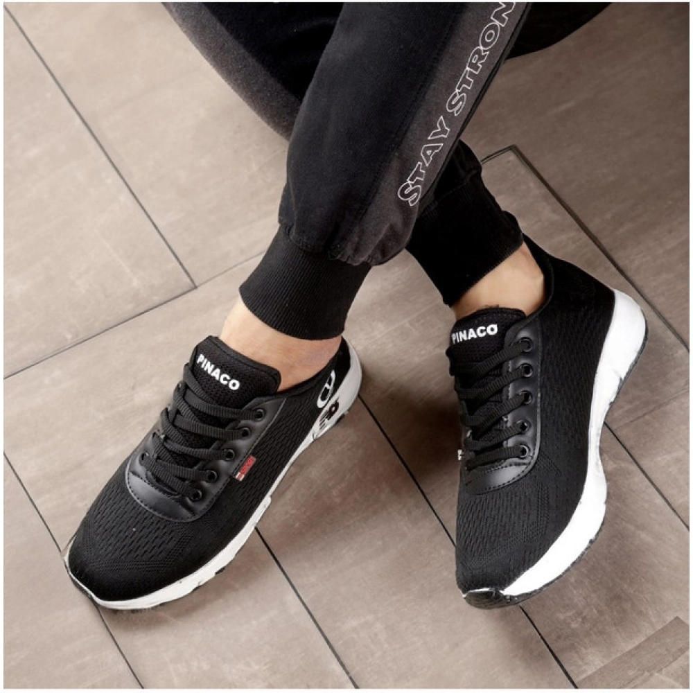 Generic Men's Casual Mesh Lace-ups Casual Shoes (Black) - Image 5